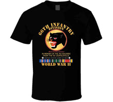 Load image into Gallery viewer, Army - 66th Infantry Div - Black Panther Div - Wwii W Ss Leopoldville W Eu Svc Long Sleeve T Shirt
