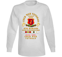 Load image into Gallery viewer, Usmc - Cold War Vet - 9th Marines W Cold Svc X 300 T Shirt
