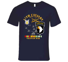 Load image into Gallery viewer, Army - Bravo Troop 2nd Squadron 17th Cav - 101st  Airborne Div W Vn Svc T Shirt
