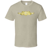 Load image into Gallery viewer, Uscg - Cutterman Badge - Officer - Gold Wo Txt T Shirt
