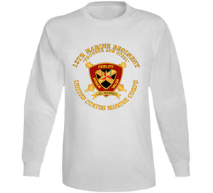 Usmc - 12th Marine Regiment - Thunder And Steel T Shirt