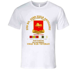 Army - 2nd Bn 33rd Fa - New Ulm Germany W Cold War Svc T Shirt