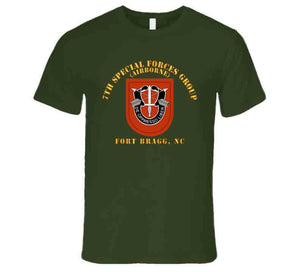 Army - 7th Special Forces Group W Flash - Fbnc T Shirt