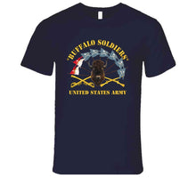 Load image into Gallery viewer, Army - Buffalo Soldiers - Infantry - Cavalry Guidons W Buffalo Head - Us Army X 300 T Shirt
