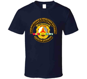 10th Psychological Operations Battalion with Vietnam Service Ribbons Classic T Shirt