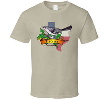 Load image into Gallery viewer, Texas Mockingbird W Texas Flag T Shirt
