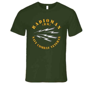 Navy - Rate - Radioman - Navy Combat Veteran T Shirt