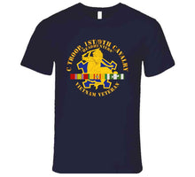 Load image into Gallery viewer, Army - C Troop, 1st-9th Cavalry - Headhunters - Vietnam Vet W Vn Svc X 300 T Shirt
