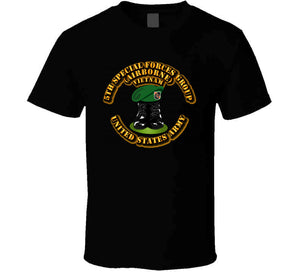 SOF - 5th SFG - Boots and Beret - Vietnam T Shirt