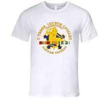 Load image into Gallery viewer, Army - C Troop, 1st-9th Cavalry - Headhunters - Vietnam Vet W 1966-1967 Vn Svc X 300 T Shirt
