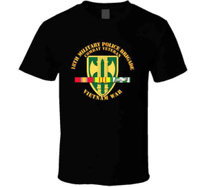 Army - 18th Military Police Brigade, Vietnam War, with Vietnam Service Ribbons - T Shirt, Premium and Hoodie