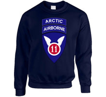 Load image into Gallery viewer, 11th Airborne Division W Arctic Tab Wo Txt X 300 Long Sleeve T Shirt
