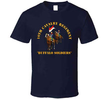 Load image into Gallery viewer, Army - 10th Cavalry Regiment W Cavalrymen - Buffalo Soldiers V1 Classic T Shirt
