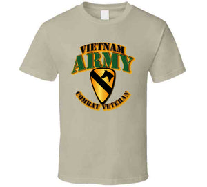 ARMY -  1st Cav - Vietnam - Combat Vet T Shirt