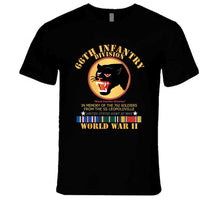 Load image into Gallery viewer, Army - 66th Infantry Div - Black Panther Div - Wwii W Ss Leopoldville W Eu Svc Long Sleeve T Shirt
