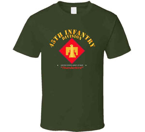 Army - 45th Infantry Division - Thunderbird At War T Shirt