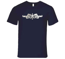 Load image into Gallery viewer, Uscg - Cutterman Badge - Enlisted  - Silver  Wo Txt T Shirt
