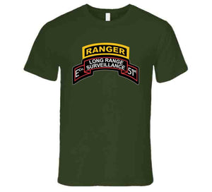 Army - Airborne Ranger - E Company- 51st Infantry (ranger) W Ranger Tab T Shirt