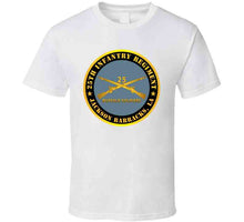 Load image into Gallery viewer, Army - 25th Infantry Regiment - Jackson Barracks, La - Buffalo Soldiers W Inf Branch T Shirt
