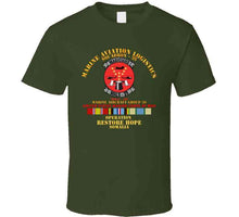 Load image into Gallery viewer, Usmc - Marine Aviation Logistics Squadron 39 - Mals 39 - Magicians -  Opn Restore Hope Solmalia W Svc T Shirt
