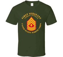 Load image into Gallery viewer, Usmc - First Sergeant - Combat Veteran X 300 T Shirt
