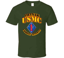 Load image into Gallery viewer, USMC - 1st Marine Division - Vietnam - Combat Vet T Shirt
