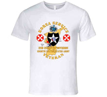 Load image into Gallery viewer, Army - Korea Service Vet - 2nd Infantry Div - 8th Us Army Hoodie
