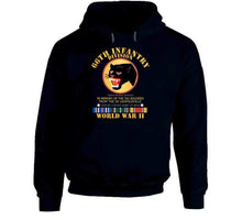 Load image into Gallery viewer, Army - 66th Infantry Div - Black Panther Div - Wwii W Ss Leopoldville W Eu Svc Long Sleeve T Shirt
