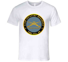 Load image into Gallery viewer, Army - 24th Infantry Regiment - Fort Sill, Ok - Buffalo Soldiers W Inf Branch T Shirt
