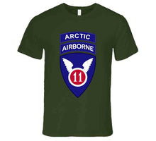 Load image into Gallery viewer, 11th Airborne Division W Arctic Tab Wo Txt X 300 Long Sleeve T Shirt
