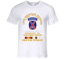 Load image into Gallery viewer, 10th Mountain Division - Climb To Glory - Reforger 90, Centurion Shield  - Cold X 300 T Shirt
