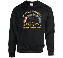 Load image into Gallery viewer, Army - Buffalo Soldiers - Infantry - Cavalry Guidons W Buffalo Head - Us Army X 300 T Shirt
