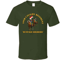 Load image into Gallery viewer, Army - 10th Cavalry Regiment W Cavalrymen - Buffalo Soldiers Classic T Shirt
