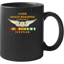 Load image into Gallery viewer, Army - 116th Assault Helicopter Co W  Aviator Badge W Vn Svc X 300 T Shirt
