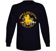Load image into Gallery viewer, Army - Troop C, 9th Cavalry - Headhunters - Vietnam Vet with Vietnam Service Ribbons Hoodie
