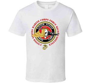 United States Marine Corps - Force Recon on USMC Seal - Tshirt