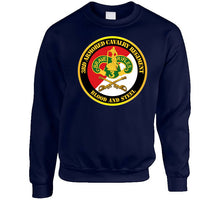 Load image into Gallery viewer, Army - 3rd Armored Cavalry Regiment Dui - Red White - Blood And Steel T Shirt
