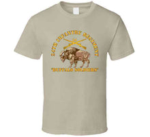 Load image into Gallery viewer, Army - 24th Infantry Regiment - Buffalo Soldiers W 24th Inf Branch Insignia T Shirt
