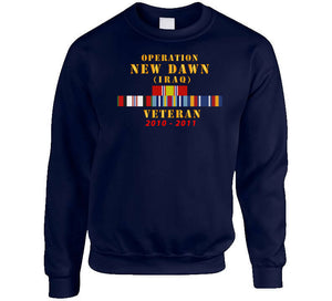 Operation New Dawn Service Ribbon Bar W Gwt - Iraq (2010 - 2011) X 300 T Shirt