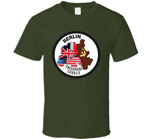 Berlin - Checkpoint Charlie - Round - Bright X 300 Classic T Shirt