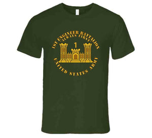 1st Engineer Battalion - Always First - Eng Branch Num - Us Army T Shirt