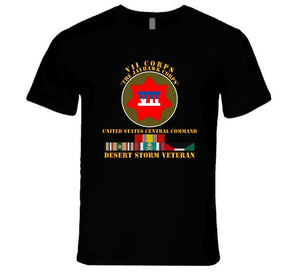 Army - Vii Corps - Us Central Command - Desert Storm Veteran T Shirt