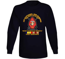 Load image into Gallery viewer, Usmc - 1st Bn, 8th Marines - Beirut Barracks Bombing W Svc Wo Ndsm T Shirt
