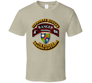 SOF - 4th Ranger Training Battalion - Airborne Ranger T Shirt