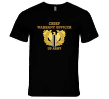 Load image into Gallery viewer, Army - Emblem - Warrant Officer 5 - Cw5 W Eagle - Us Army - T Shirt
