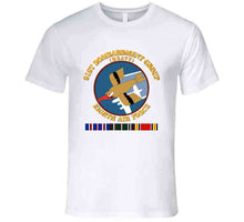 Load image into Gallery viewer, AAC - 91st Bombardment Group, Eighth Air Force, World War II with European Theater Service Ribbons - T Shirt, Premium and Hoodie
