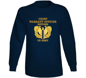 Army - Emblem - Warrant Officer 5 - Cw5 W Eagle - Us Army - Retired - Flat  X 300 - T Shirt