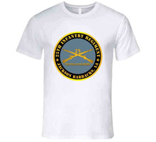 Load image into Gallery viewer, Army - 25th Infantry Regiment - Jackson Barracks, La - Buffalo Soldiers W Inf Branch T Shirt
