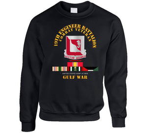 Army - 19th Engineer Battalion - Gulf War W Svc Classic T Shirt, Crewneck Sweatshirt, Hoodie, Long Sleeve, Mug