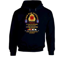Load image into Gallery viewer, Army - Cold War Vet - 17nd Support Bn, 172nd In Bde - Ft Richardson Ak W Cold Svc X 300 Hoodie
